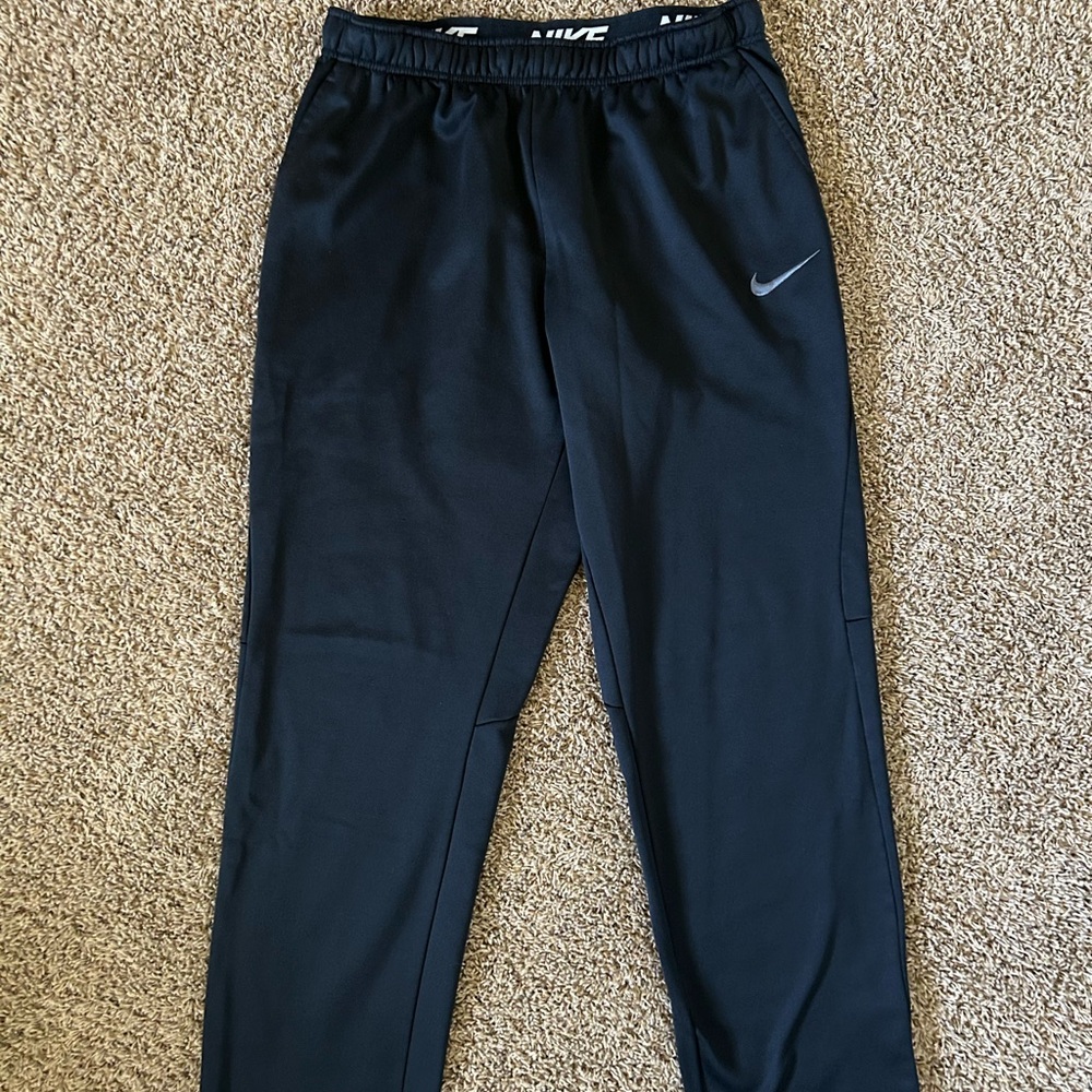 Men’s Nike Dri-FIT Fleece Performance Black Sweatpants XL Tall